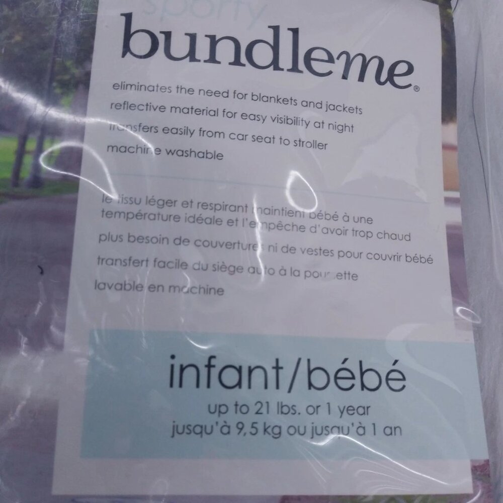 BundleMe Infant Stroller Blanket Cover Black - Picture 8 of 9